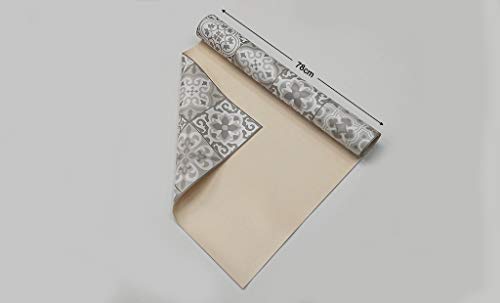 Tapis vinyle beige 78x180 cm résistant et imperméable Evora 10 - 7