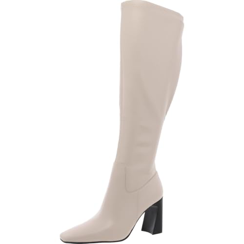Steve Madden Women's Lamarca Knee High Boot, Bone, 10