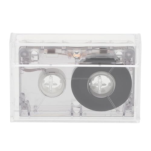 JOINPAYA Cassettes Audio Vierge: 60 Minutes De Cassette Murale Petite Ornement Vierge Murale Accessoire De Vide DIY Blanche Plastique