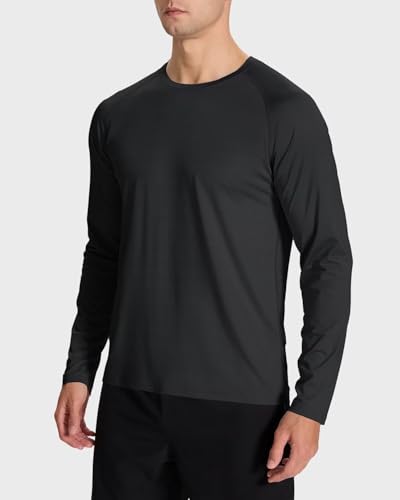 Men's Long Sleeve Shirts Lightweight UPF50 Quick Dry Rash Guard Cooling Tee2