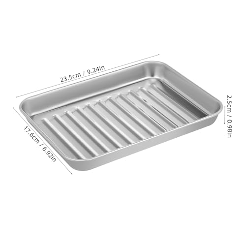 Plaque de cuisson avec plaque à biscuits en acier inoxydable robuste compatible gril