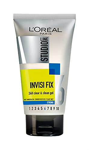 Gel coiffant fort L'Oréal Paris Studio Line Invisi Fix 24h fixation cheveux sans cartonner