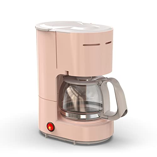 Complete portable coffee machine, household dripping coffee machine, household grinder Small coffee machine now grinding manual coffee machine,Pink