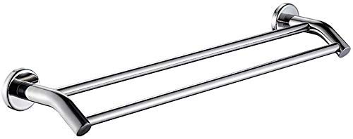 Toallero multifuncional de pared hecho de acero inoxidable para estantes de baño de 102 cm 7