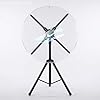 Yoldsud 3D Hologram Fan 20.5" Wifi, Holographic Projector, Advertising Display - 576 HD High Resolution LEDs - App PC Control, Bluetooth Audio - 1500 Business Store Video Library