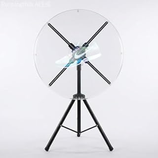 Yoldsud 3D Hologram Fan 20.5" Wifi, Holographic Projector, Advertising Display - 576 HD High Resolution LEDs - App PC Control, Bluetooth Audio - 1500 Business Store Video Library