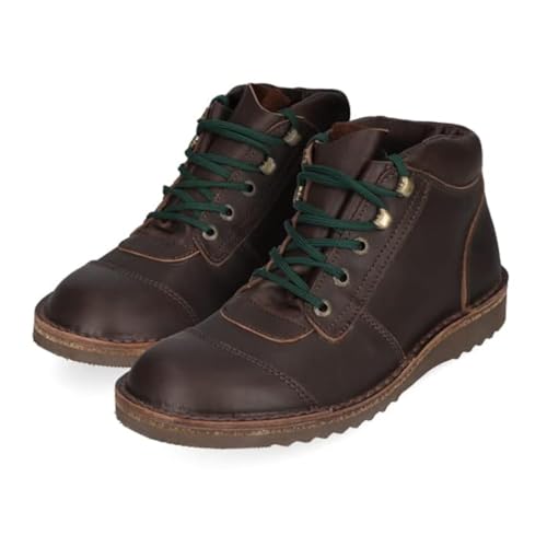 Image of JIM GREEN Men's African Ranger Boots Lace-Up Water Resistant Full Grain Leather Work or Hiking Boot