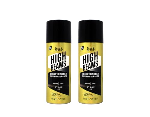 High Beams Color Thickner Spray Temporal de Cabello 2.7 oz Pack 2 miniatura 1