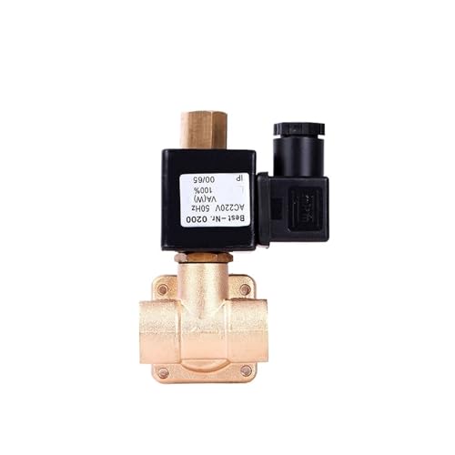 Électrovanne laiton 1/2 NO 120VAC avec joint EPDM performant pour fluide - 2