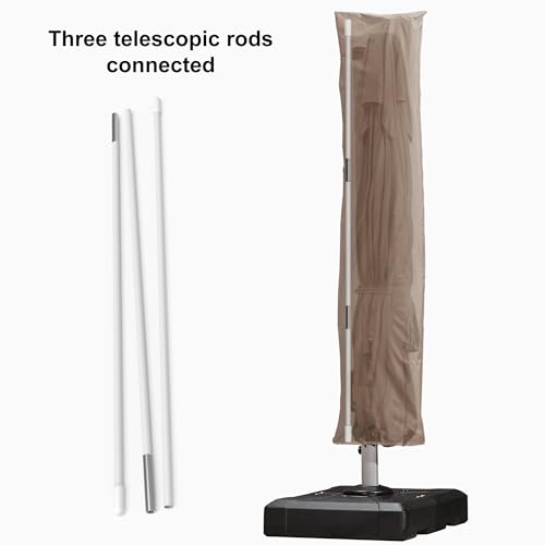 Image of PURPLE LEAF Outdoor Cantilever Umbrella Cover Easy Setup S Size Tapue