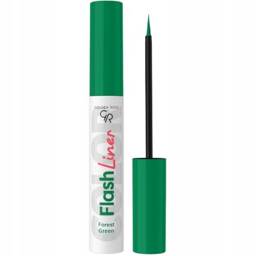 Golden Rose Flash Liner Coloré Eyeliner Liquide Vert 102 Forêt Vert 102