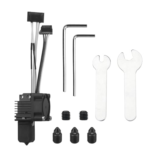 p1 p1s Hotend Kit for Bambu lab p1 Series 3D Printer, with Fan, hot end,Thermistor, Ceramic Heater, 0.2/0.4/0.6/0.8mm Ha