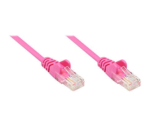 Preisvergleich Produktbild Patchkabel, Cat. 5e, U / UTP, magenta, 0,50m, Good Connections®