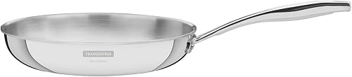 Frigideira Tramontina Grano em Aço inox com Corpo Triplo e Cabo 26 cm 2,2 L