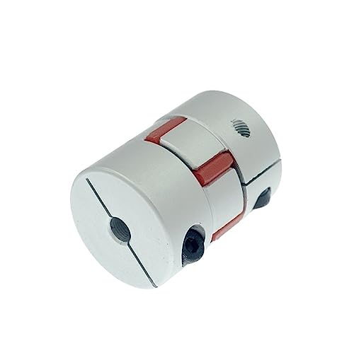 Rigid Coupling,Stainless Steel Rigid Coupling 1pcs D25L30 Coupler Aluminium Plum Flexible Shaft Coupling Motor Connector CNC Flexible Couplings(6.35x14)