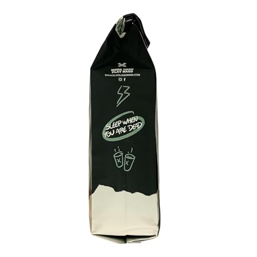 Black Insomnia Ground Coffee - The Strongest Coffee in the World - 1lb (Dark Roast, 1 Pound (Pack of 2))