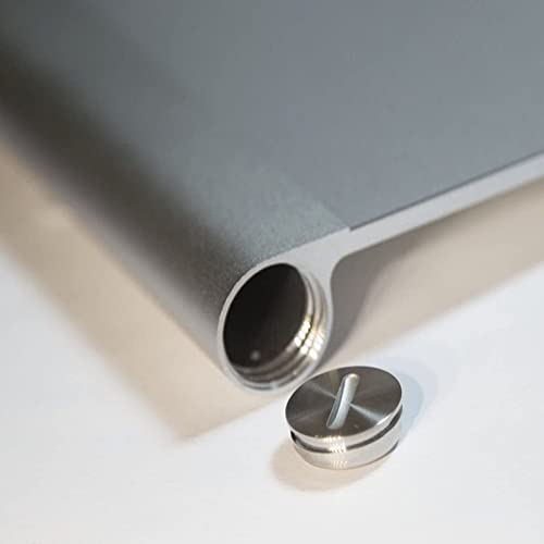 Aluminium Batterij Schroefdop Cover Deksel Plug Compatibel voor iMac G6 Draadloos Bluetooth Toetsenbord Model A1314 en Magic Trackpad A1339 - Afbeelding 5
