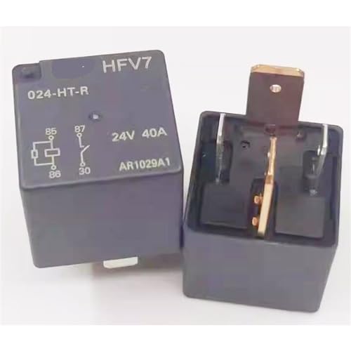 Relé HFV7 024-HT-R de 24V y 40A con 4 pines para automoción pack de 5 unidades