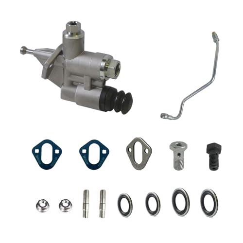 Diesel Fuel Lift Pump Transfer Injection Pump Kit Compatible with 1994 1995 1996 1997 1998 12-valve Dodge Ram Pickup 2500 3500 Cummins 5.9L 6BT 6CT 3936316 4988747