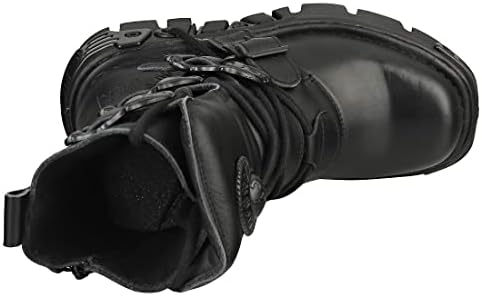 New Rock Shoes - All Black Boots with Reactor Soles - UK 5 - Black | Image 7