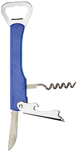 Abridor de Garrafa Saca Rolha Multiuso (Azul)