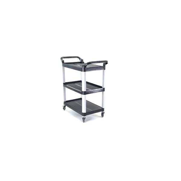 Commercial-Heavy-Duty-Utility-Service-Cart-3-Shelf-450-Lbs-Max-Capacity-Rolling-Utility-Cart-W-33-x-H-37-x-D-16-Black Commercial-Heavy-Duty-Utility-Service-Cart-3-Shelf-450-Lbs-Max-Capacity-Rolling-Utility-Cart-W-33-x-H-37-x-D-16-Black