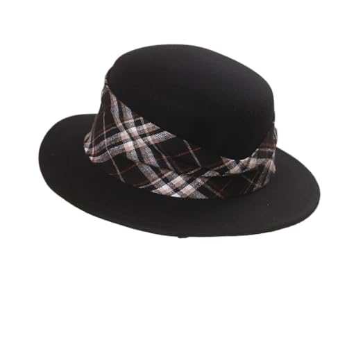 Chapeau melon en laine pour femme le feutre retro d'automne