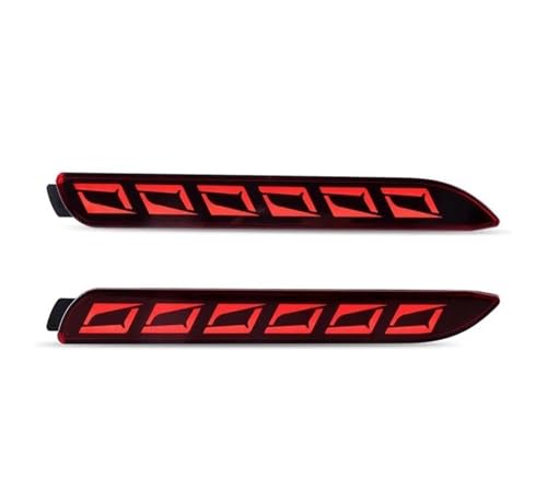SCSTHRCRA Para Sienna 2011-2017 Reflector De Parachoques Trasero Luz De Freno Lámpara De Señal De Giro Secuencial Coche Rear Bumper Tail Lamp