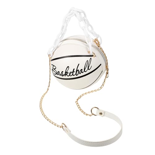 PRETYZOOM Girls Handbag Chain Basketball Crossbody Bag Compact Design for Daily Use