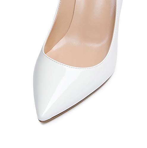 Image of Castamere Womens High Heels Pointed-Toe Slip-on Stilettos Pumps 4Inch Heel Shoes