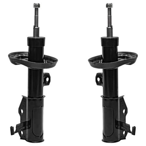 Image of Detroit Axle - Front Shocks Sway Bars for 2013-2019 Cadillac XTS 2 Shock Absorbers 2 Sway Bar Links 2014 2015 2016 2017 2018 Replacement Suspension Kit
