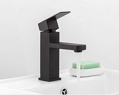 Torneira Preta Banheiro Monocomando Lavabo Bica Baixa