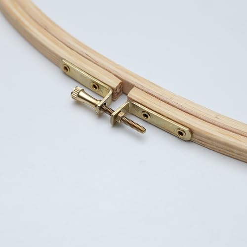 Image of Embroiderymaterial Embroidery Hoop Ring Frame for Cross Stitch Craft Sewing and Embroidery Purpose Triangle Shape( 11.87x12 Inch, 1 Pieces)