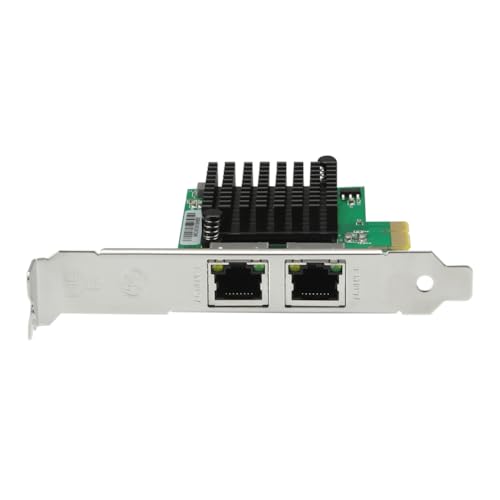 Tarjeta de Red Dual RJ45 I350-T2 PCIe x1 Gigabit Ethernet para PC de Escritorio 10/100/1000Mbps miniatura 4
