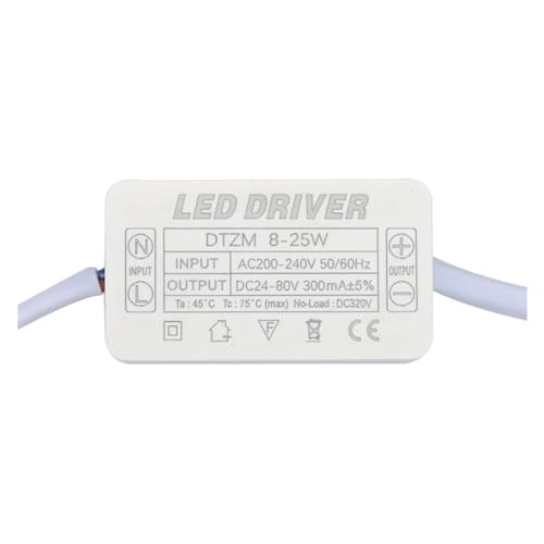 Transformador LED 8-25W de 300mA para solucionar fallos y parpadeos en focos de techo 2