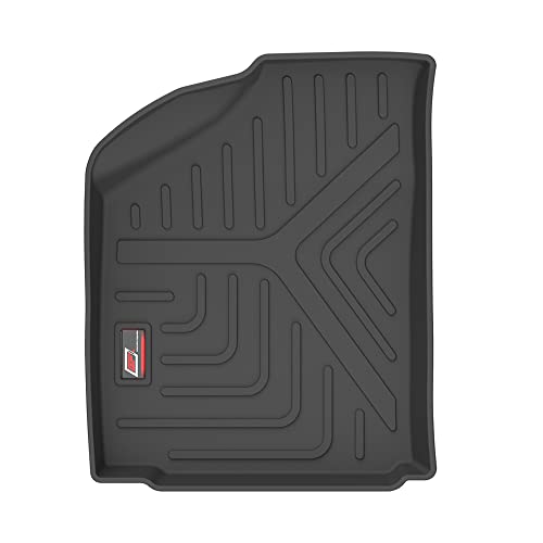 Image of GFX Rubber Car Floor Mats (After-Market),Premium Life Long Foot Mats,Compatible with Tiago 2020 Onwards,Waterproof, Anti-Slip, Dustproof & Durable,All-Weather Car Mats for Interior Protection, Black