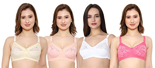 Image of KSB Enterprises Women Net Non-Padded Wire Free Regular Bra