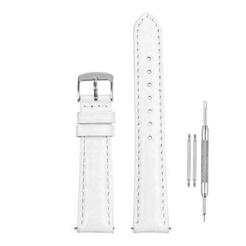 Image of Lineon Colourful 16mm Full Padded Univarsal Vegan Leather Watch Strap For Branded Watches Compitable with (Titan, Timex, Casio, Sonata etc) Tool and Pins Include