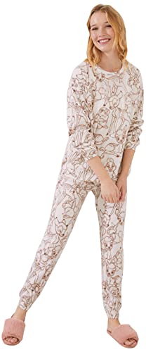 Women'secret Pijama Polar Bambi Beige
