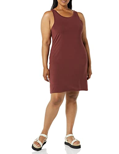 Image of Amazon Essentials Women's Lightweight Jersey Slim-Fit Tank Mini Dress
