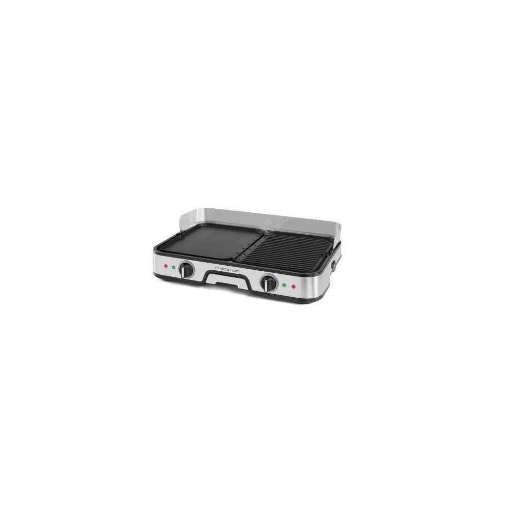 Plancha RIVIERA & BAR - QPL525 - Surface de cuisson 45,​5 x 29cm - 6 a 8 personnes - 2000W