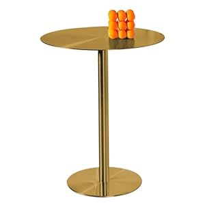 Baodiale Stół Barowy Bistro Ogrodowy Złoty
