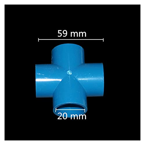 Joint de tuyau PVC 32mm 25mm 20mm connecteur d'irrigation de jardin lot de 3 - 6
