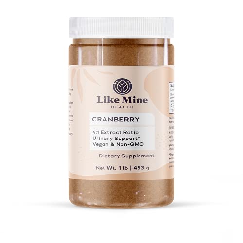 Like Mine Cranberry Extract Powder (1 Lb) Vegan & Non-Gmo, 4:1 Extract Ratio #TOP24