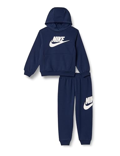 Nike Mixte Enfant Club Fleece Blender, Bleu Profond/blanc, 5-6 Ans EU