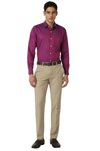 Image of Van Heusen Men's Formal Shirt (8907522456020 VHSF1M76876 42 Dark Pink)