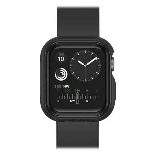 OtterBox Exo Edge Protective Case for Apple Watch 38mm - Solid Bezel, Precision Fit, Smooth Slim Guard Bumper, Sleek Design, Full Access to Features - Non Retail Packaging (Black)