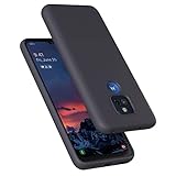 E Segoi Moto G Play 2021 Case, Liquid Silicone Gel Rubber Shockproof Case Soft Microfiber Cloth Lining Cushion Compatible with Motorola Moto G Play 2021 6.5 inch (Space Gray)