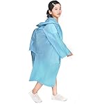 Infantiles Impermeable Chubasquero, EVA Abrigo Pon...: 【Material superior】: Nuestro impermeable para niños está hecho de material EVA ecológico, no tóxico y sin olor, completamente impermeable y transpirable, duradero para uso repetido. 【Tamaño y color】: el grosor del impermeable es de aproximadamente 0,...