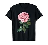 199 Flowers Rose Graphic T-Shirt, Small, Black